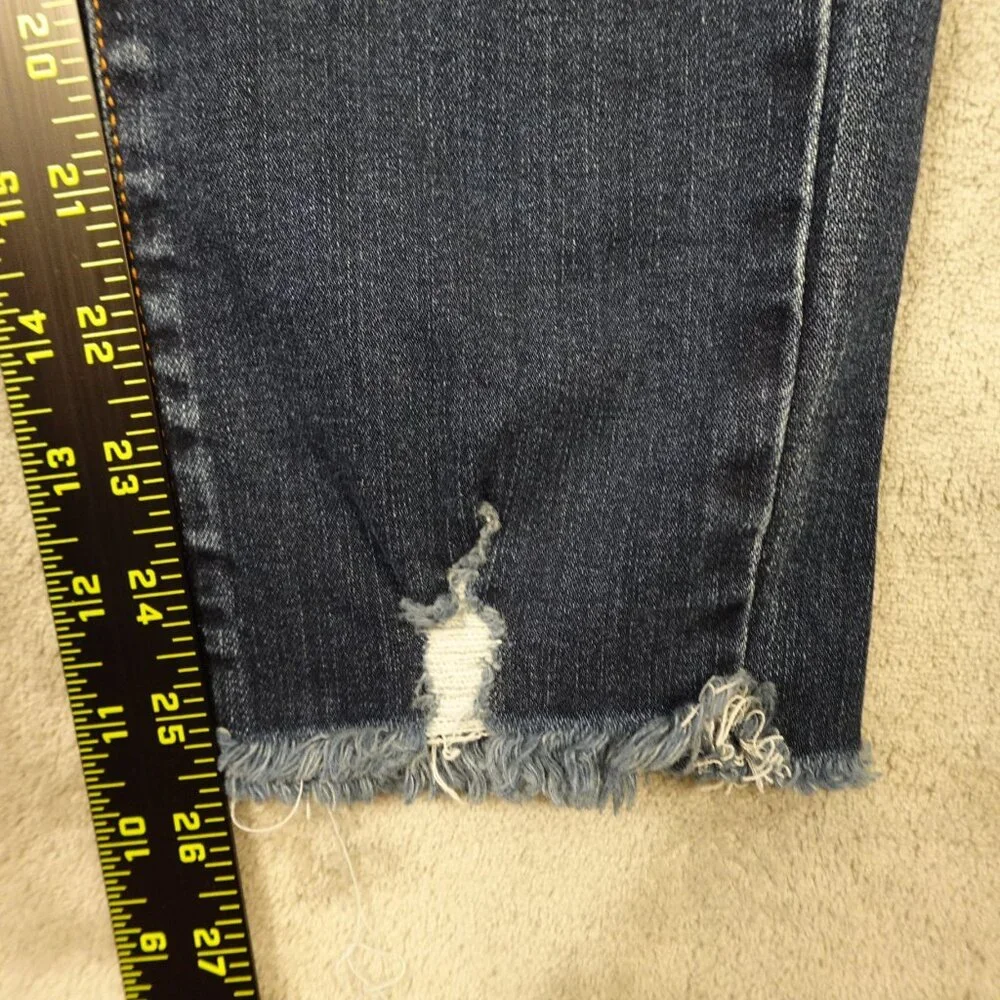 KanCan‎ Karlee High Rise Ankle Skinny Jeans Women’s 5/26 Distressed Dark Wash